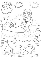 Jeu de points à relier