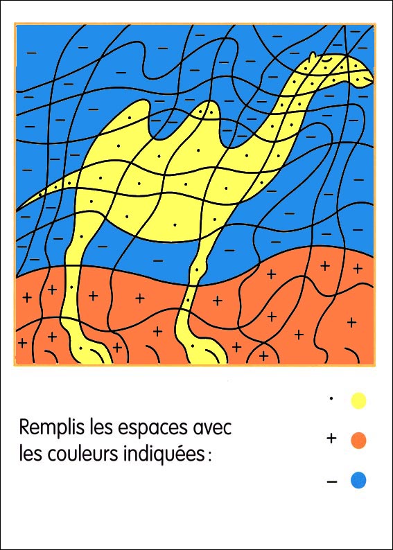 solution du coloriage magique