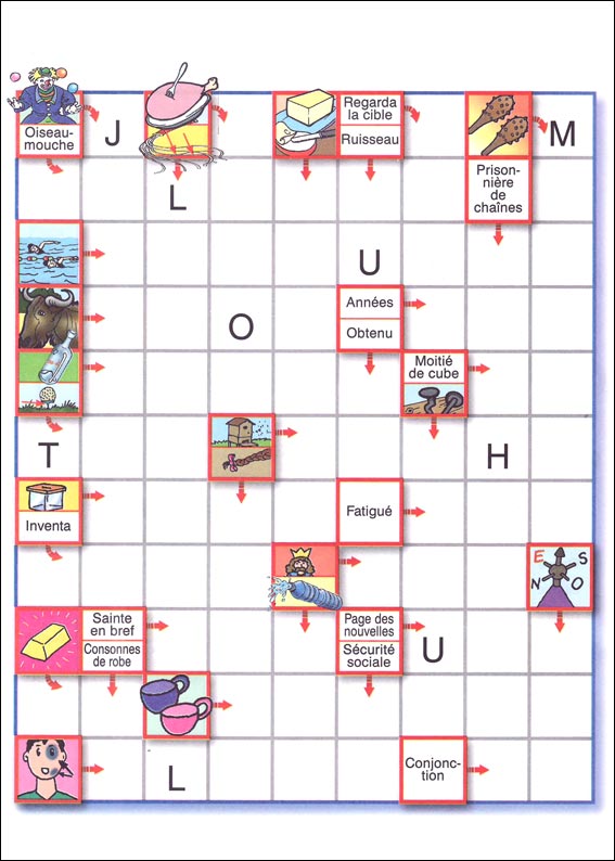 Gallinacés Mots Fléchés Mots fléchés Récré kids