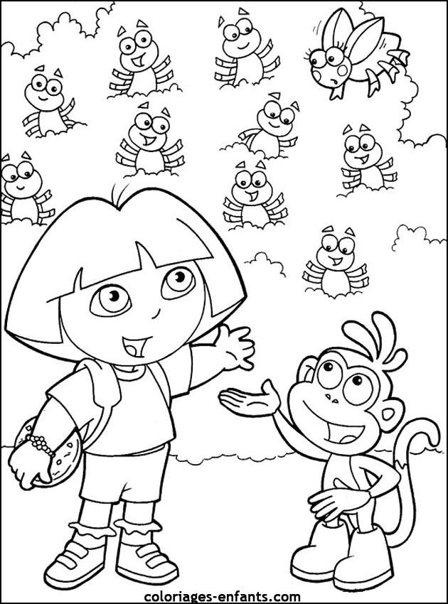 coloriage  imprimer d'abeilles