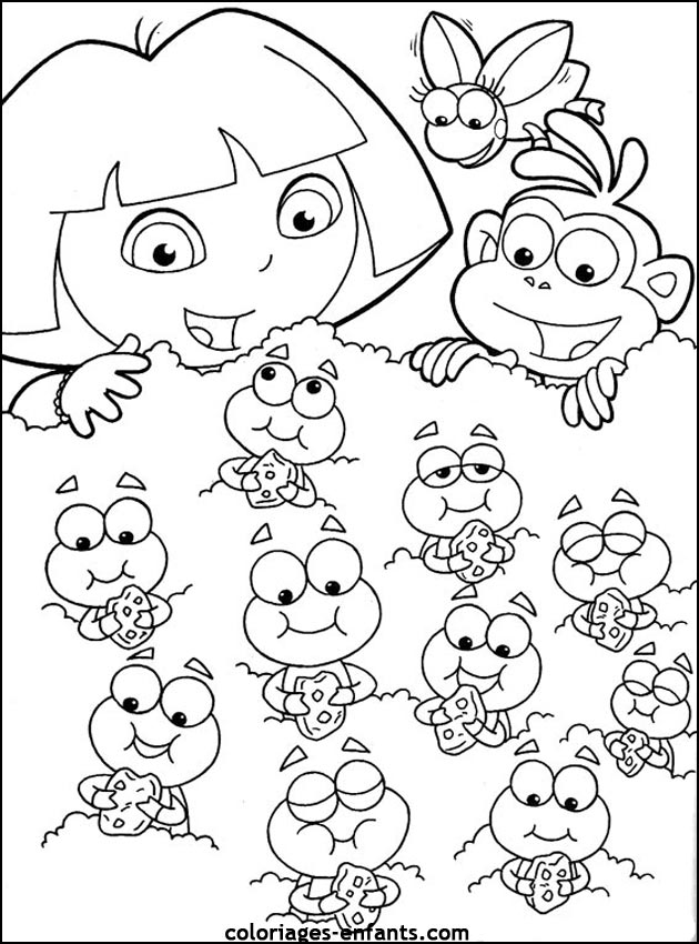 coloriage  imprimer d'abeilles