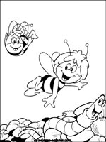 Coloriages d'abeilles