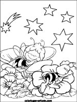 Coloriages d'abeilles