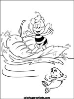 Coloriages d'abeilles