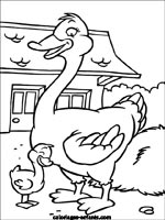 Coloriages de canards