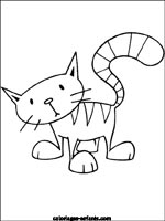 Coloriages de chats