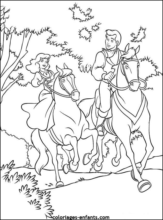 coloriages de chevaux pour enfants