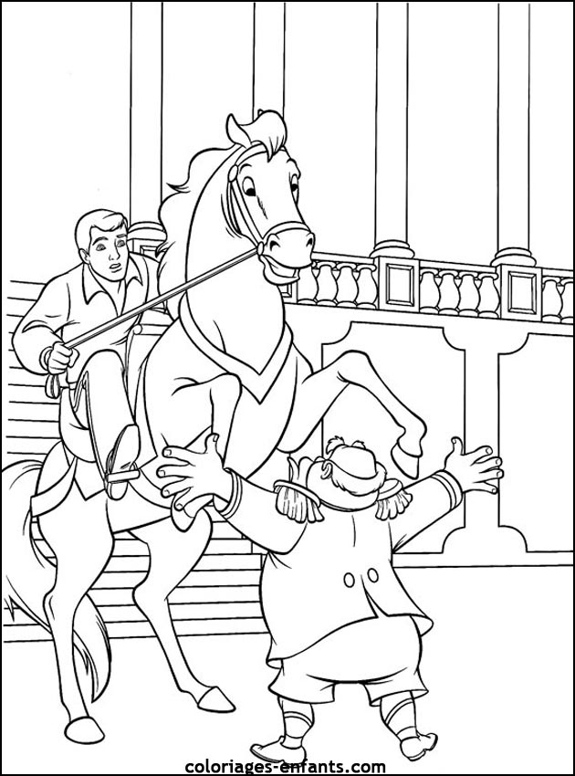 coloriages de chevaux pour enfants