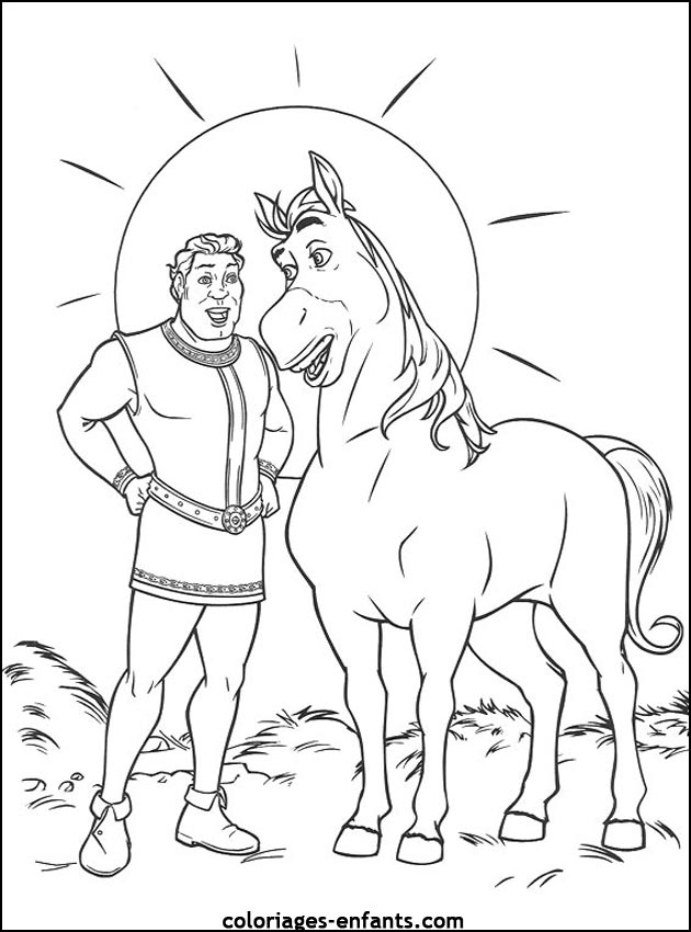 coloriages de chevaux pour enfants