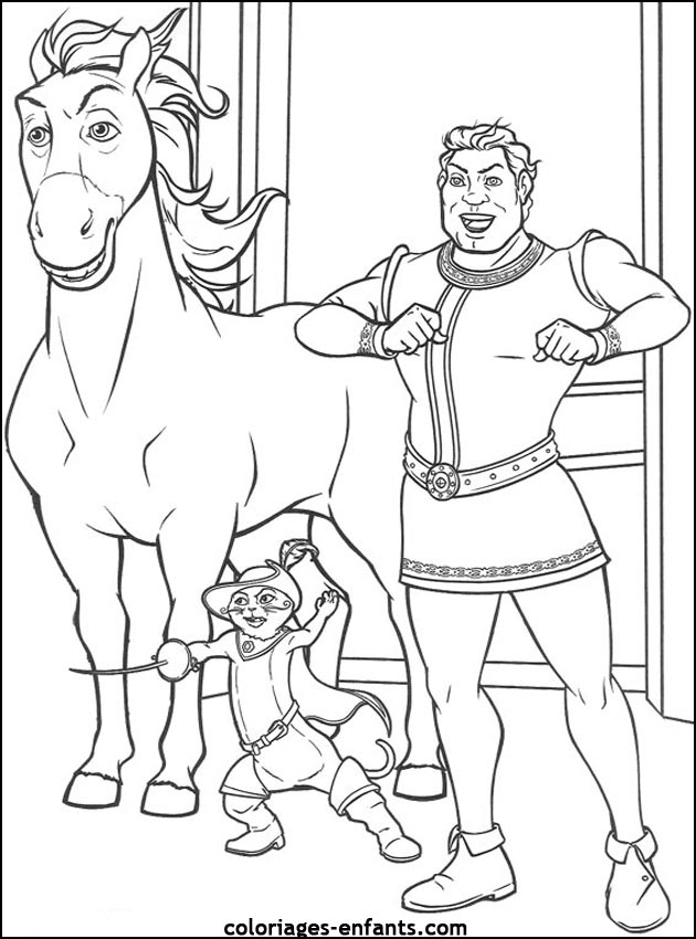 coloriages de chevaux pour enfants