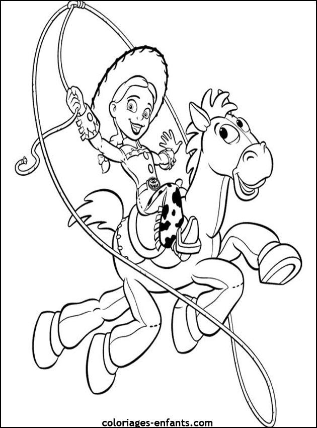 coloriages de chevaux pour enfants