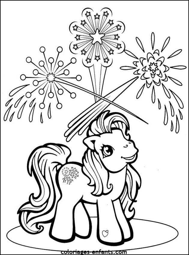 coloriages de chevaux pour enfants