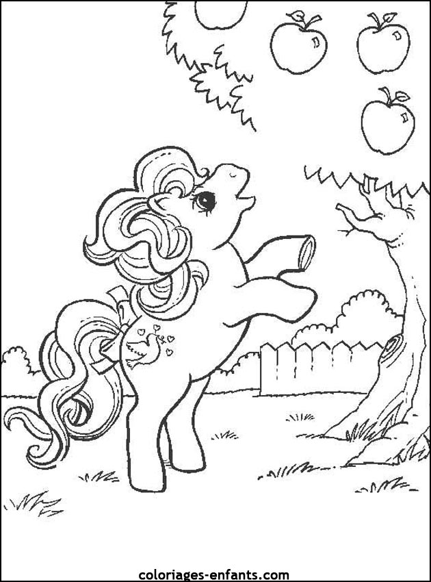 coloriages de chevaux pour enfants