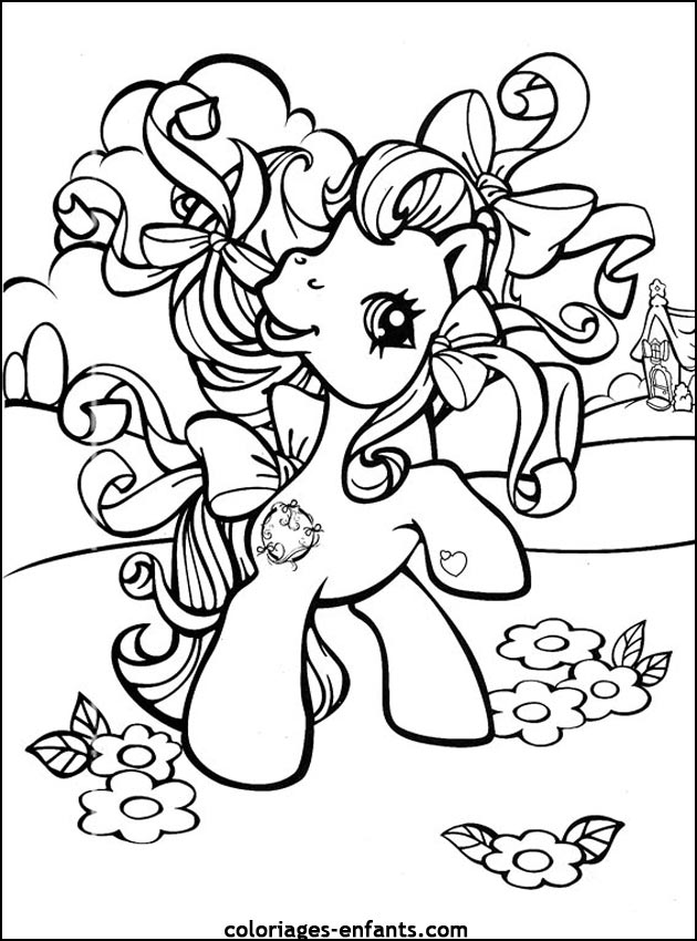 coloriages de chevaux pour enfants