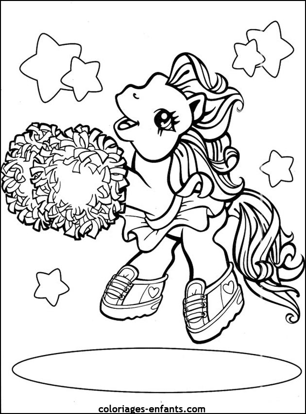 coloriages de chevaux pour enfants