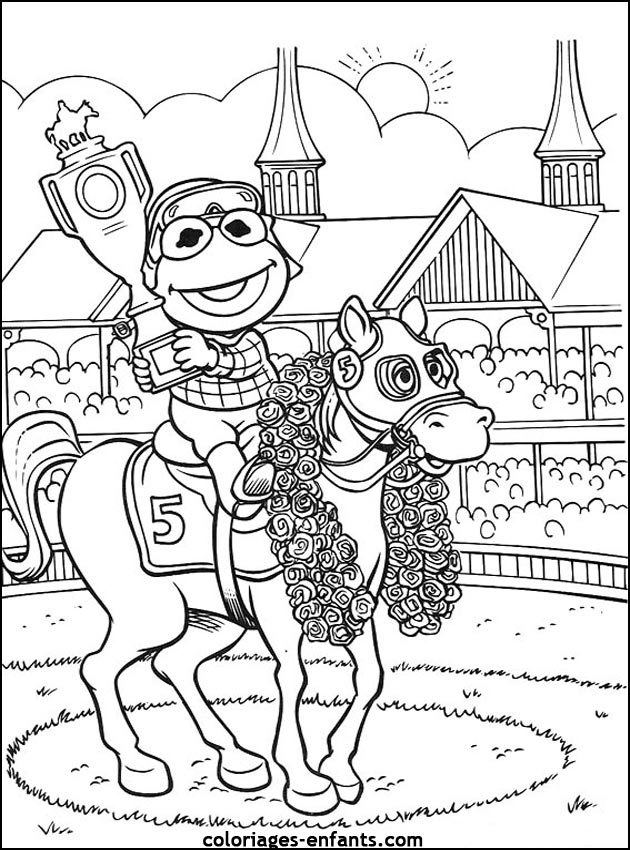 coloriages de chevaux pour enfants