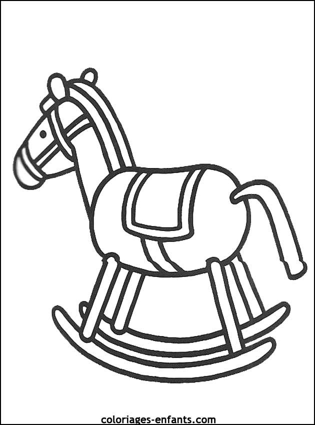 coloriages de chevaux pour enfants