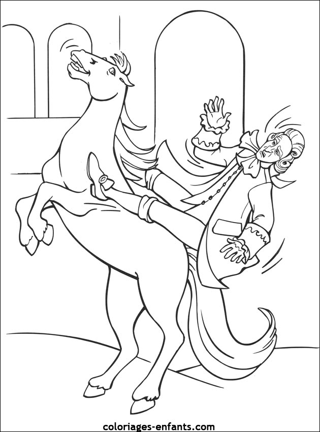 coloriages de chevaux pour enfants