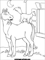 Coloriages de chevaux