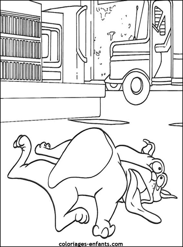 coloriage de chien pour enfants