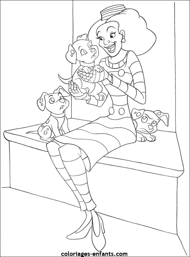coloriage de chien pour enfants