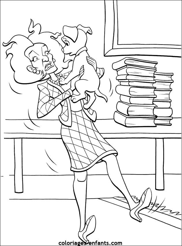 coloriage de chien pour enfants