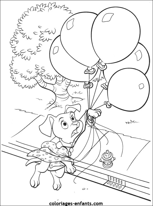 coloriage de chien pour enfants