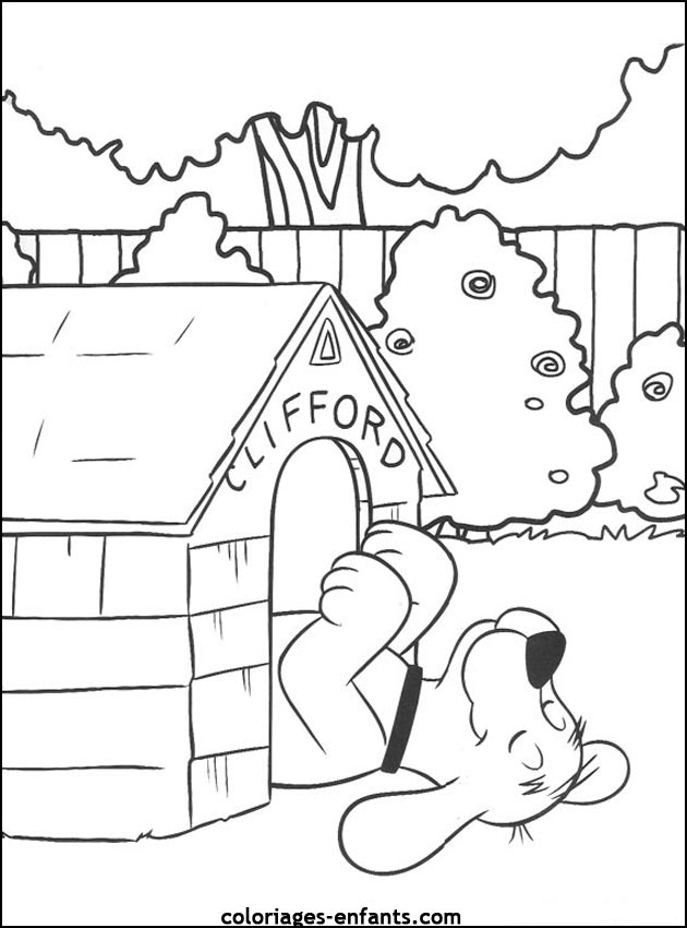 coloriage de chien pour enfants