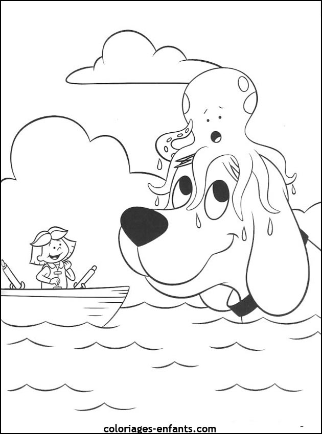 coloriage de chien pour enfants