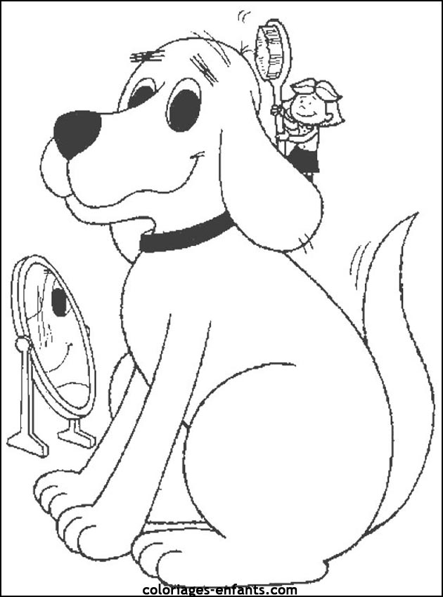 coloriage de chien pour enfants