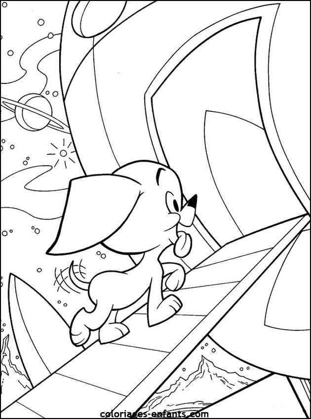 coloriage de chien pour enfants