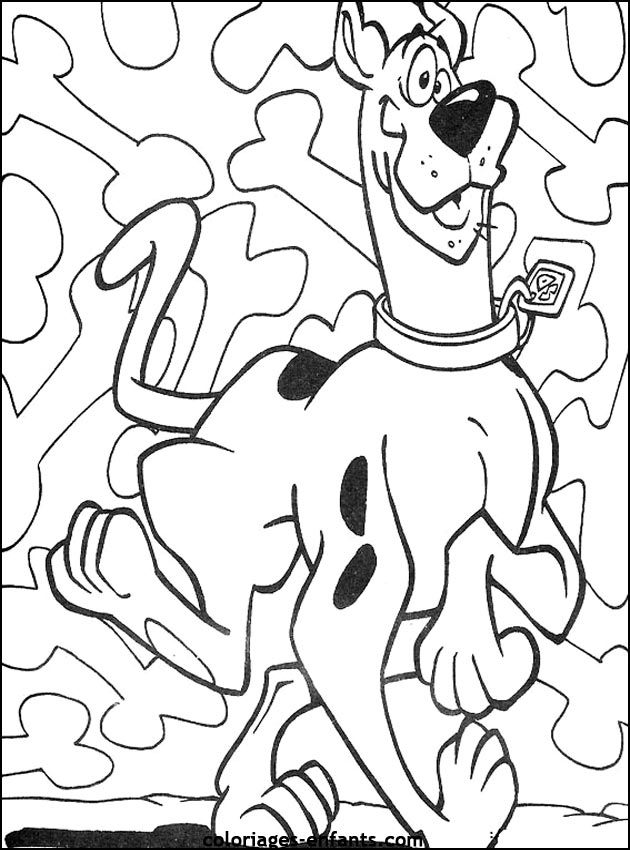 coloriage de chien pour enfants