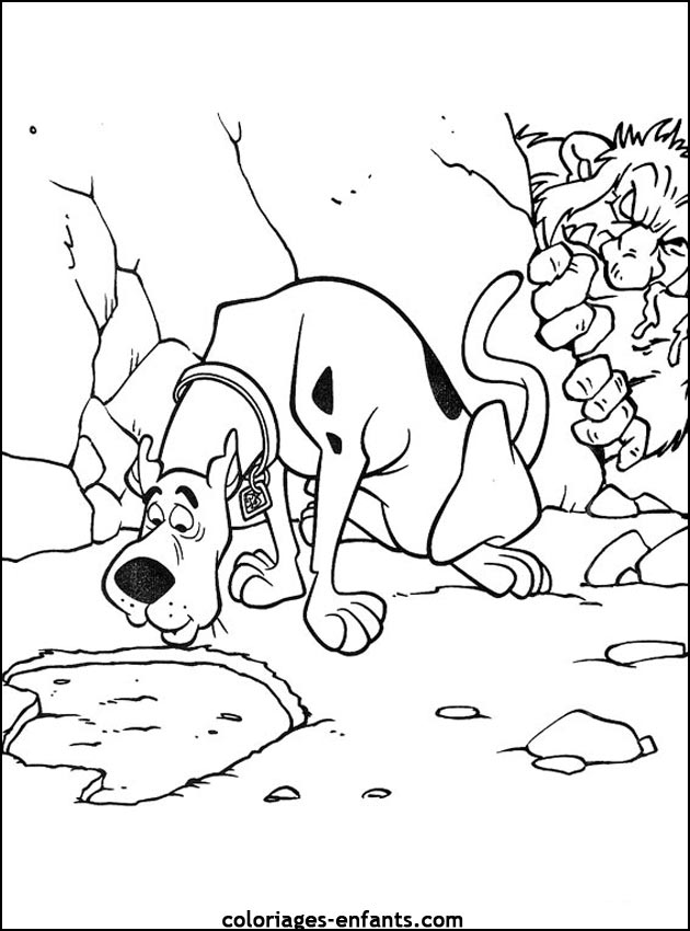 coloriage de chien pour enfants