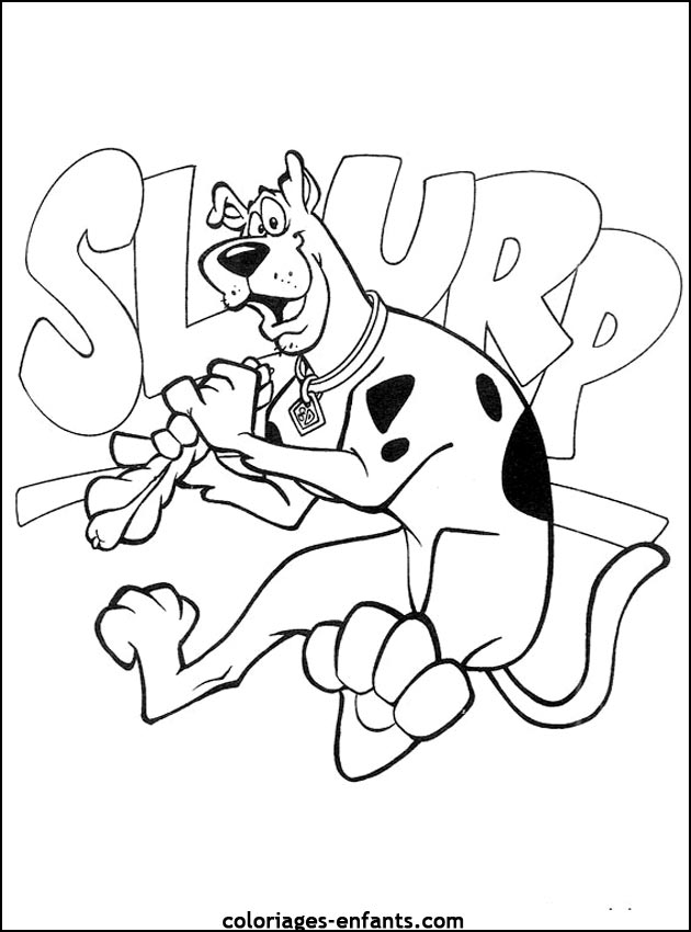 coloriage de chien pour enfants