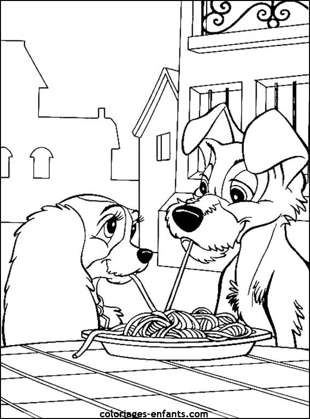 coloriage de chien pour enfants