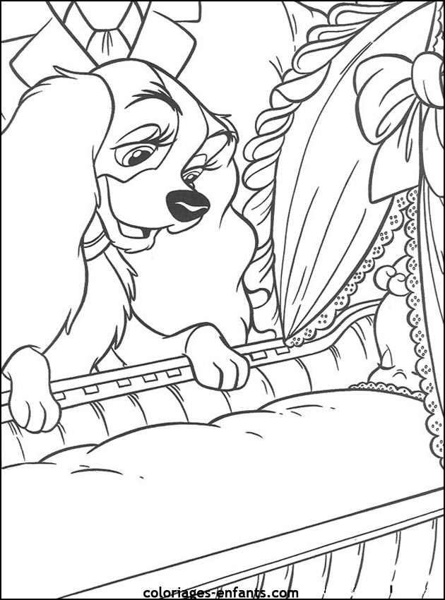 coloriage de chien pour enfants