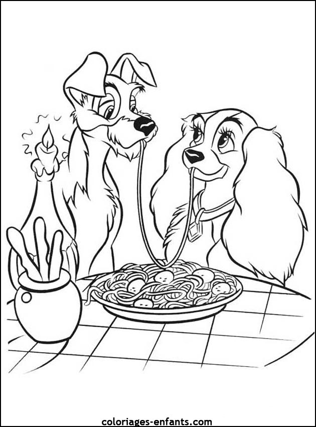 coloriage de chien pour enfants