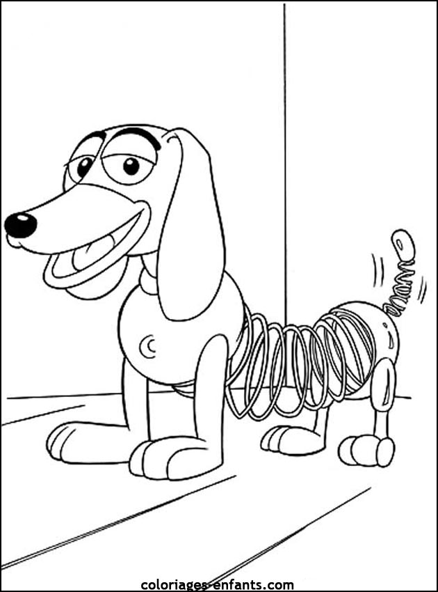 coloriage de chien pour enfants