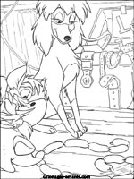 Coloriages de chiens