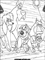 Coloriages de chiens