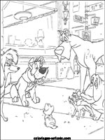 Coloriages de chiens