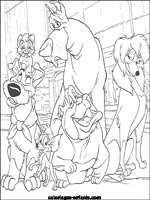 Coloriages de chiens