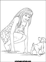 Coloriages de chiens