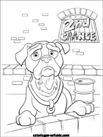 Coloriages de chiens