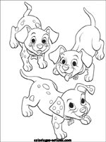 Coloriages de chiens