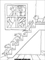 Coloriages de chiens