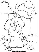 Coloriages de chiens