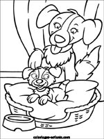 Coloriages de chiens