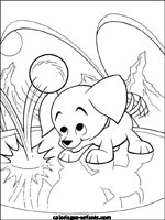 Coloriages de chiens