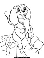 Coloriages de chiens